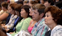 Августовское совещание учителей в обновленном ДНТ, город Кызыл. 25 августа 2014 г.